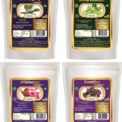 Bhringraj, Amla, Reetha and Hibiscus Powde