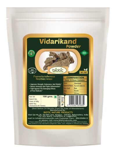 Vidarikand powder - Ayurvedic Powder for immunity booster and for anti aging weight gain and for infertility treatment