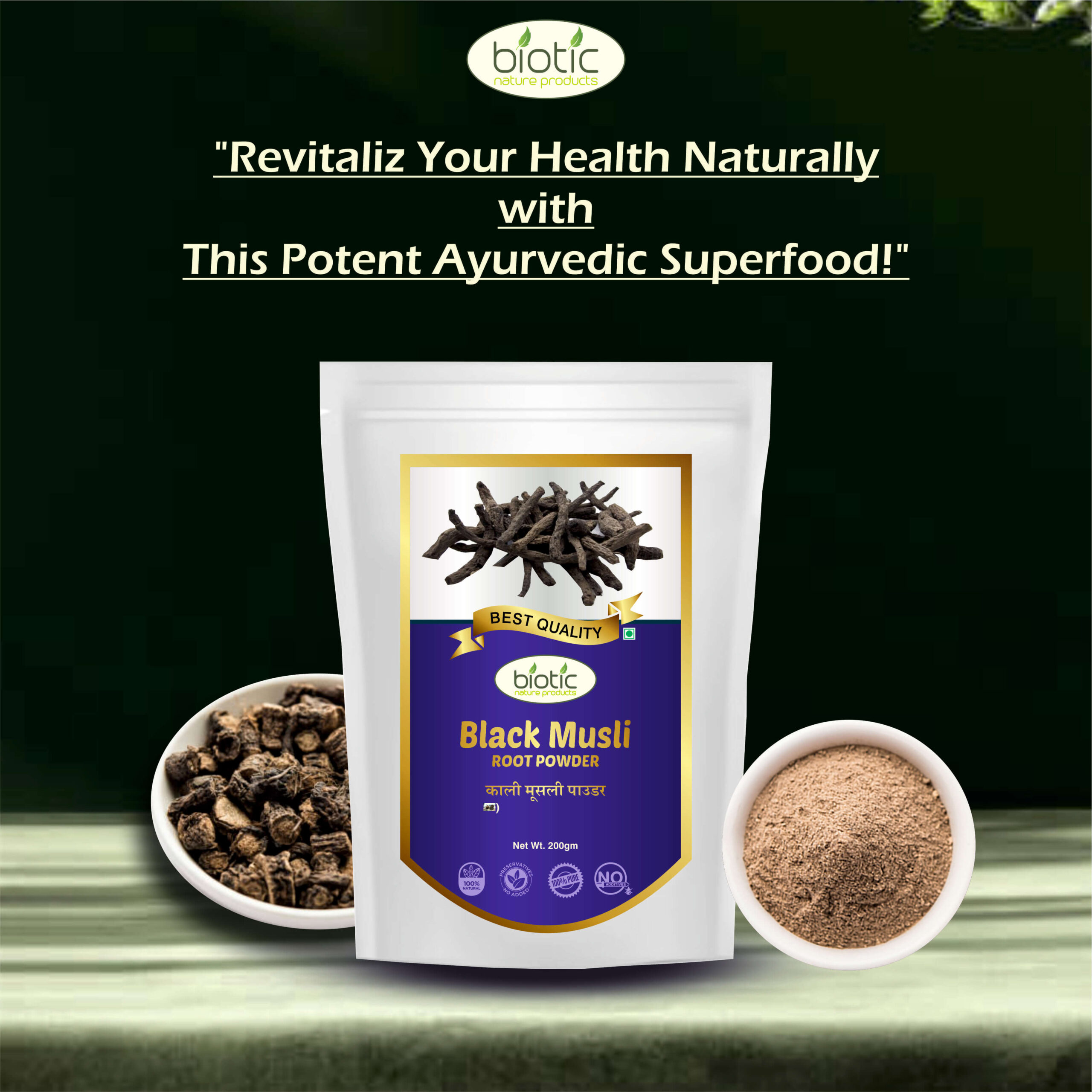 Buy Biotic Kali Musli Powder Online Ayurvedic powder for