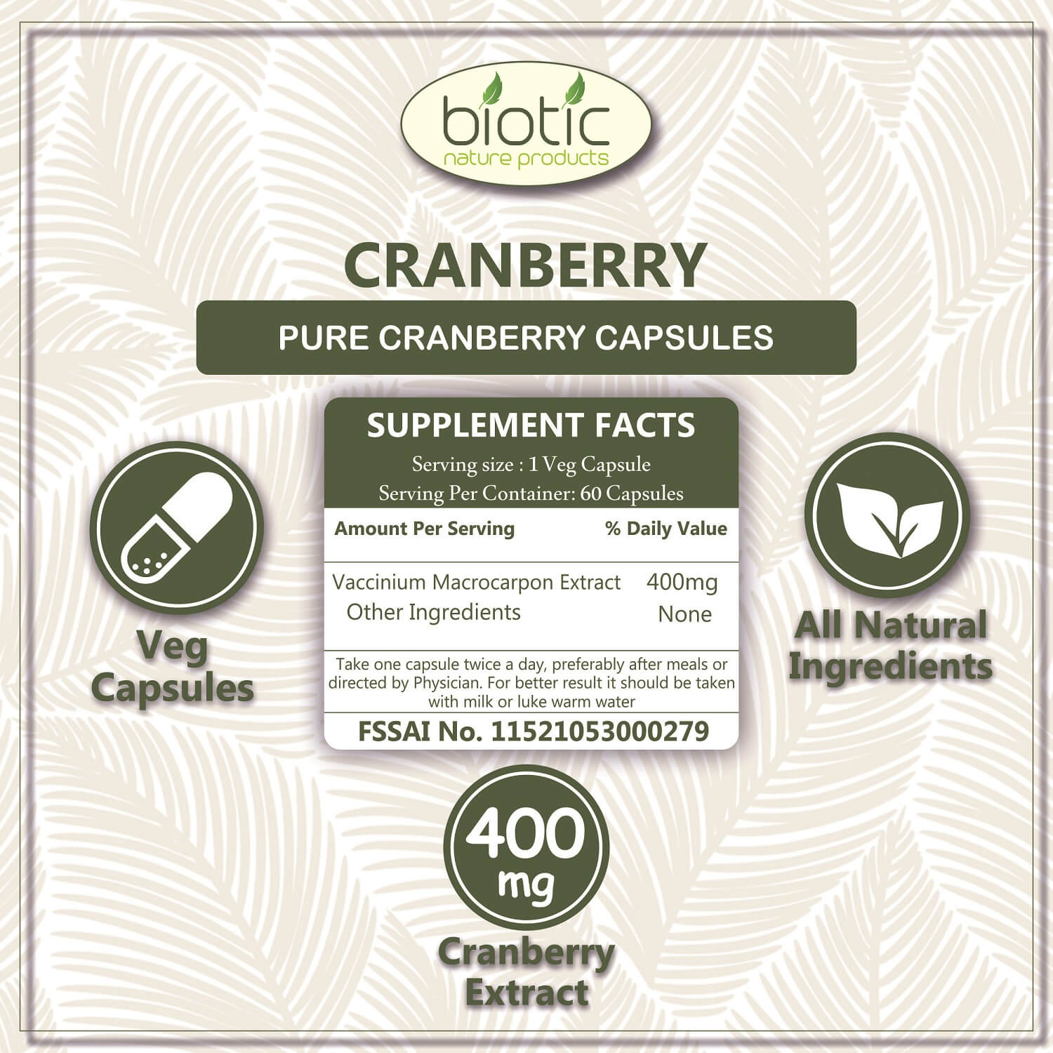 Buy Best Cranberry Capsules - Cranberry Extract Capsules - Cranberry Fruit Extract - UTI Capsule - Cranberry Capsules for UTI - Image 4