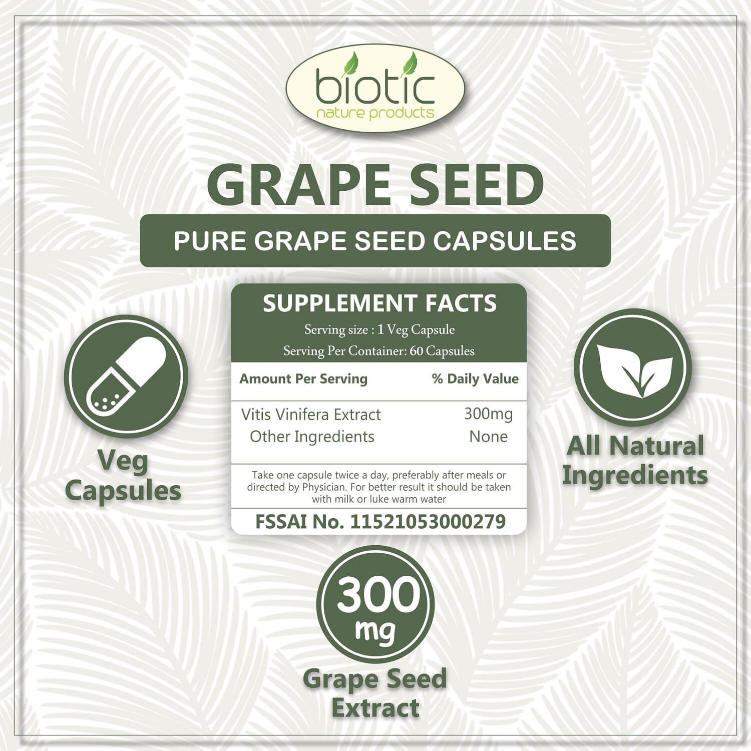 Grape Seed Extract Capsules (Vitis vinifera) - Image 4
