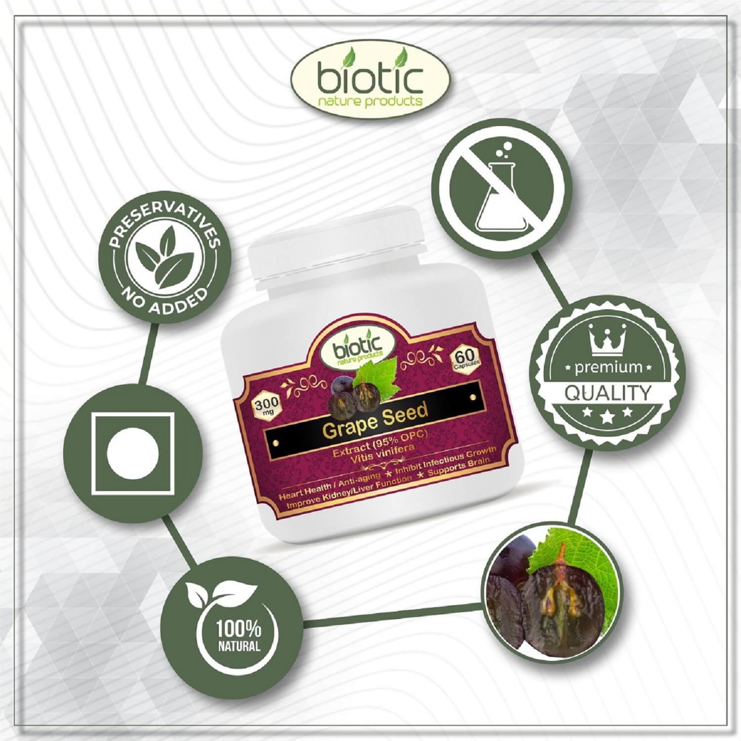 Grape Seed Extract Capsules (Vitis vinifera) - Image 3