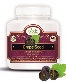 Biotic Grape Seed Capsules 300mg Extract Improve Heart