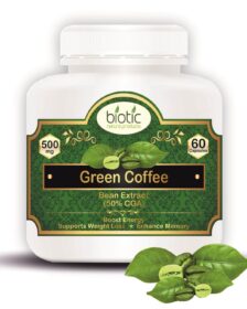 Green Coffee Bean Extract Capsules (Coffea Arabica)