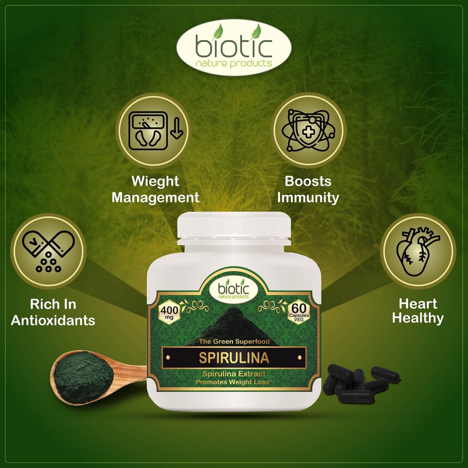Spirulina Extract Capsules - Image 2