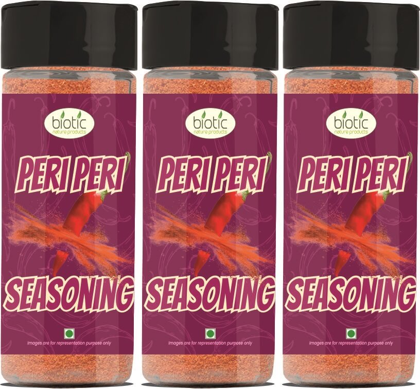 Peri Peri Mixed Herbs Seasoning for Pizza and Pasta 180g (Pack of 3)