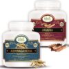 Ashwagandha Capsules and Arjuna Capsules for Heart Care Extract 500mg - 120 Capsules